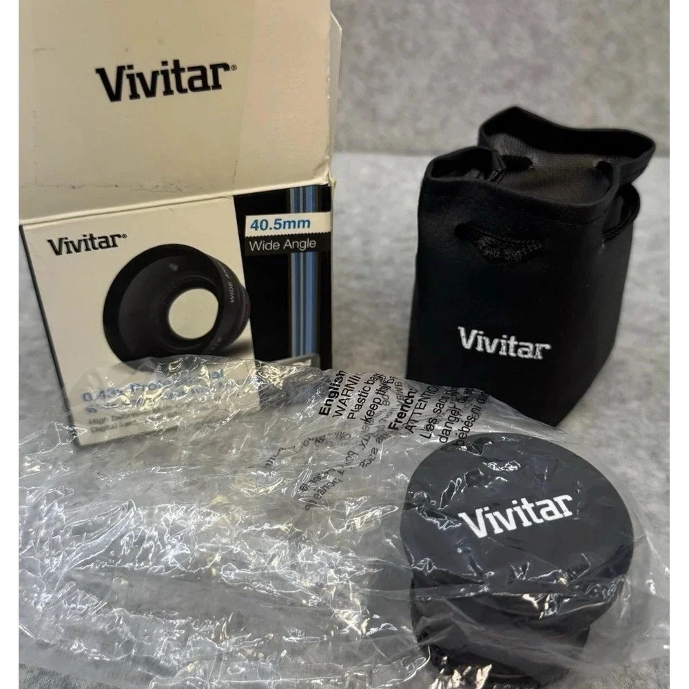 Vivitar 0.43x Professional 40.5mm Wide Angle Lens With Macro